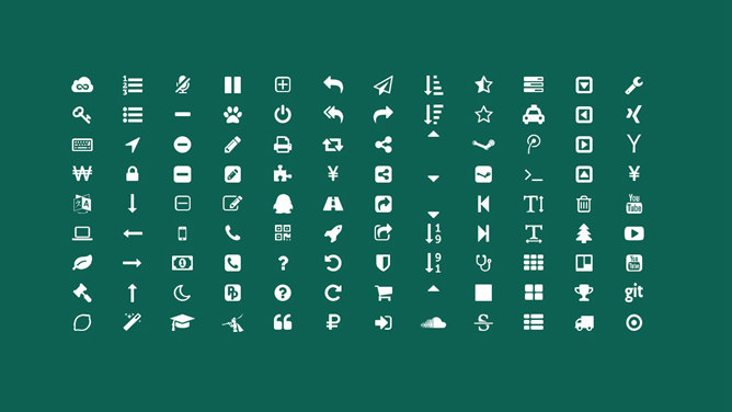 400多个精美实用PPT小图标-大怪兽分享