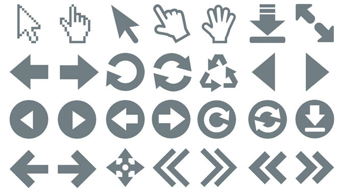 操作按钮PPT小图标素材下载-大怪兽分享