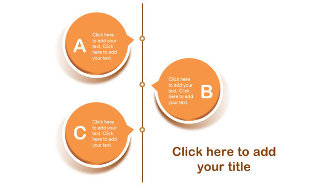 悬浮效果PPT气泡图素材-大怪兽分享