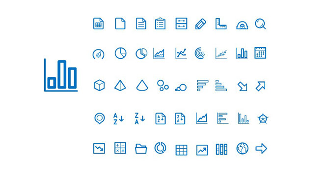 数据分析PPT小图标下载-大怪兽分享
