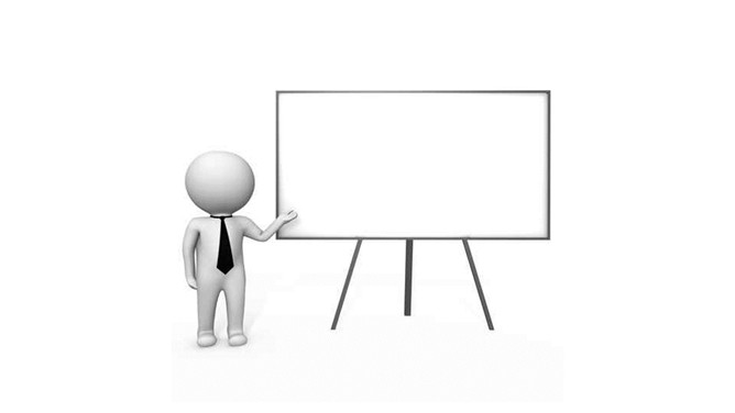 44张3D小人与白板系列PPT素材-大怪兽分享