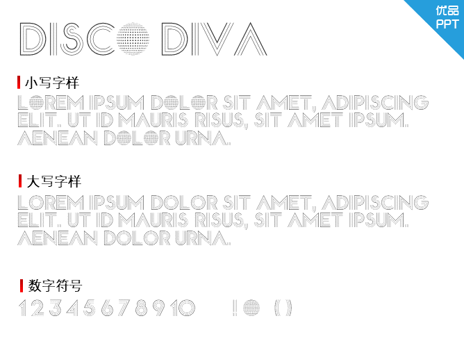 Disco Diva字体-大怪兽分享