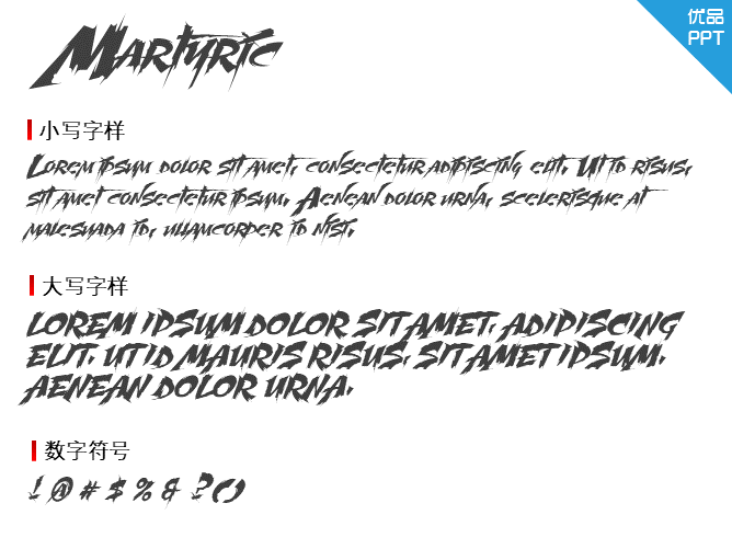 Martyric Personal Use Only字体-大怪兽分享