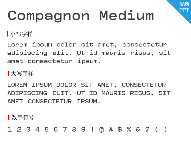 Compagnon Medium字体-大怪兽分享