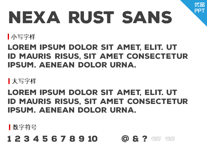 Nexa Rust Sans Black字体-大怪兽分享
