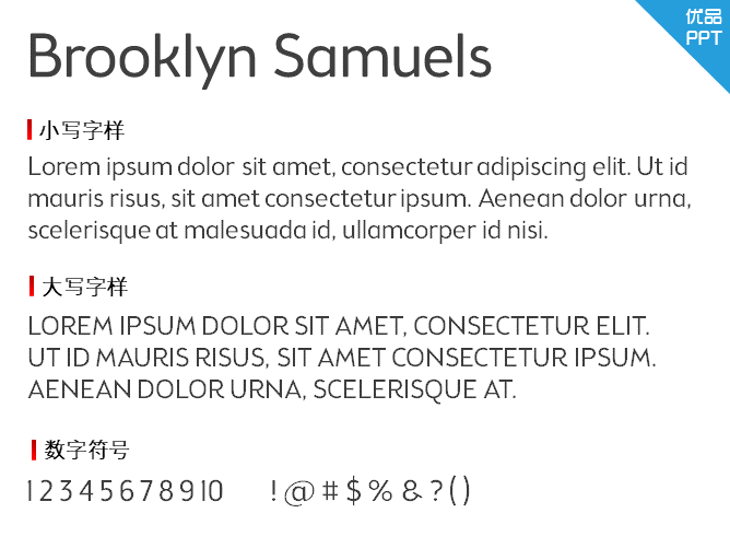 Brooklyn Samuels字体-大怪兽分享