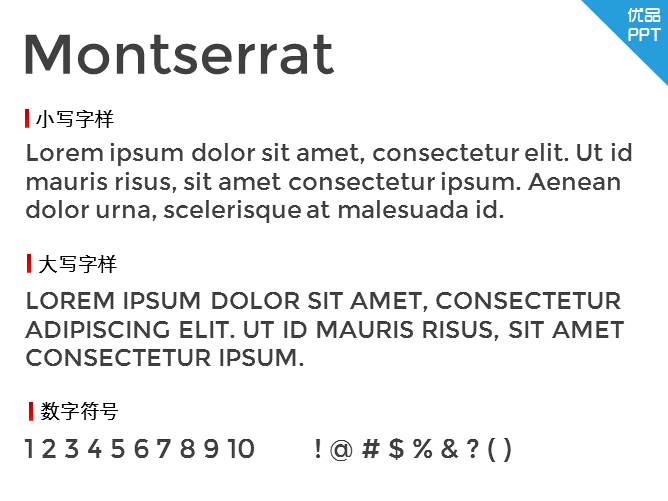 Montserrat字体-大怪兽分享