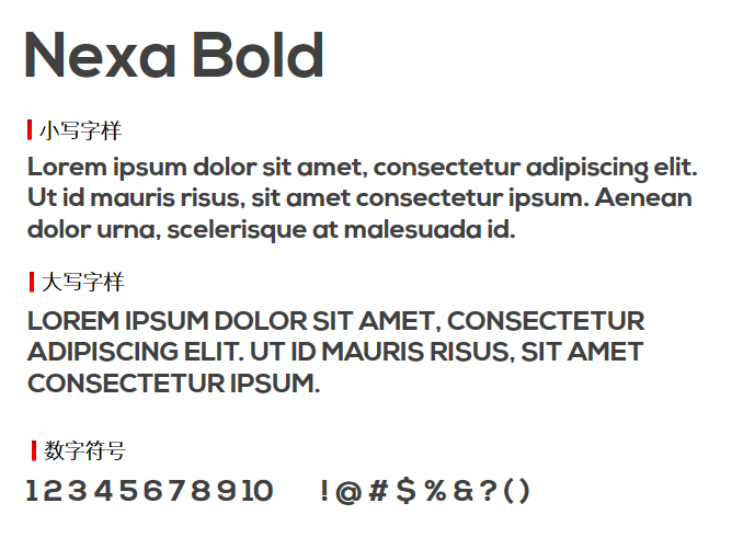 Nexa Bold字体-大怪兽分享