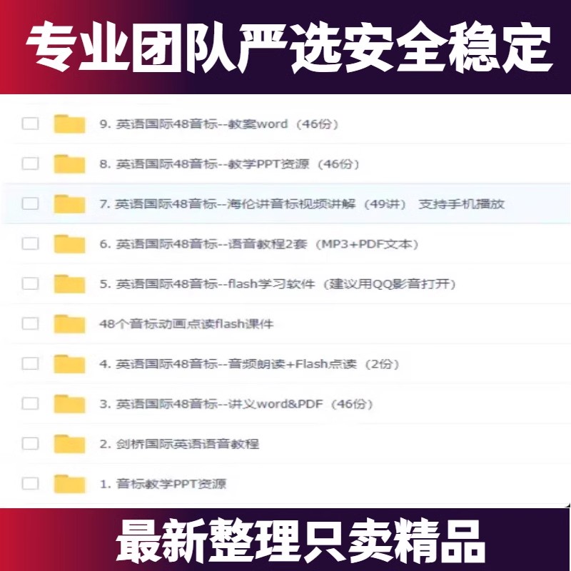 图片[2]-英语音标课件PPT教学视频讲解48个国际音标教案讲义教程课e-大怪兽分享