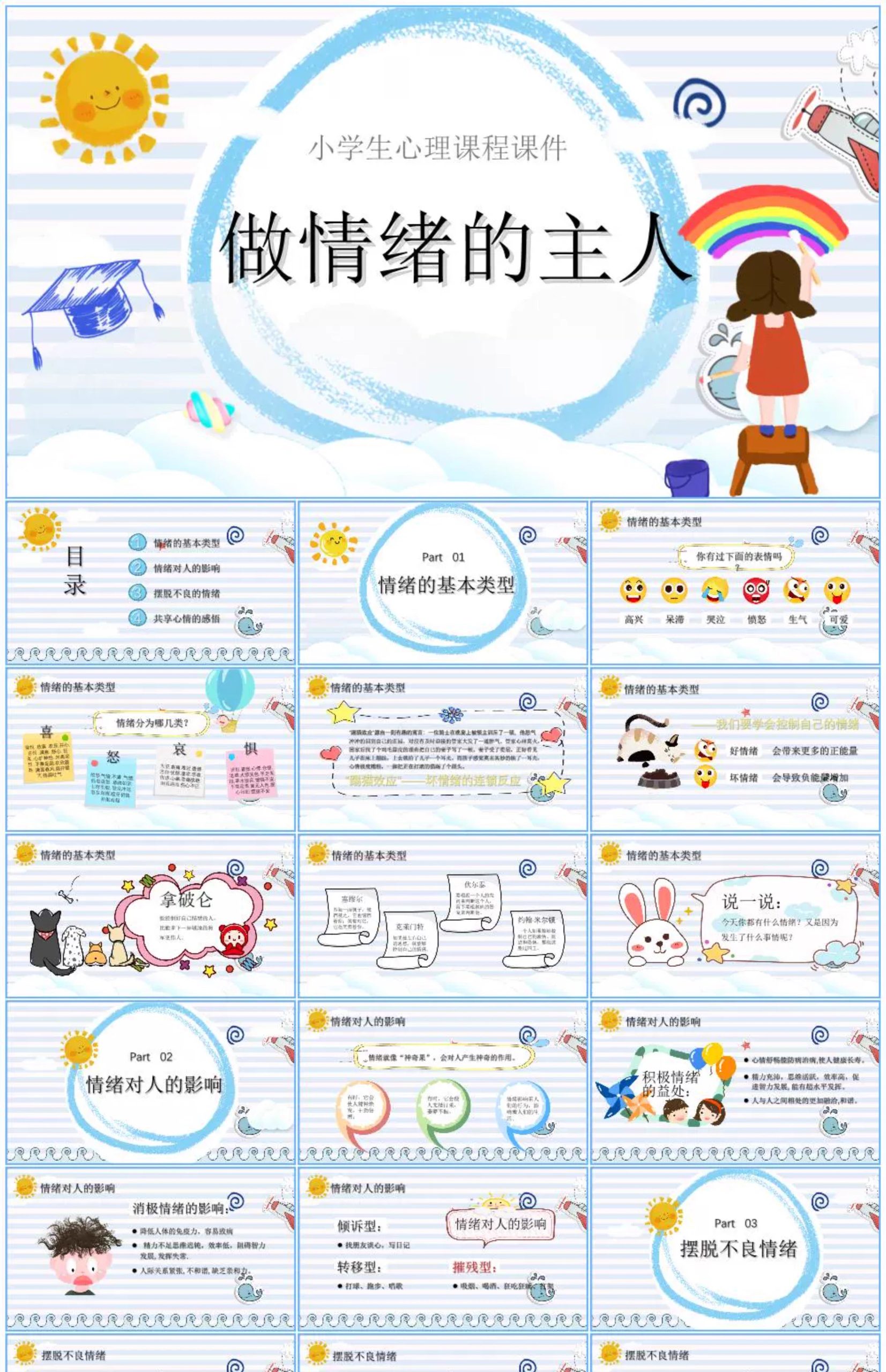 图片[2]-心理健康教育ppt小学生大初中教案高中主体班会呵护课件讲座培训-大怪兽分享