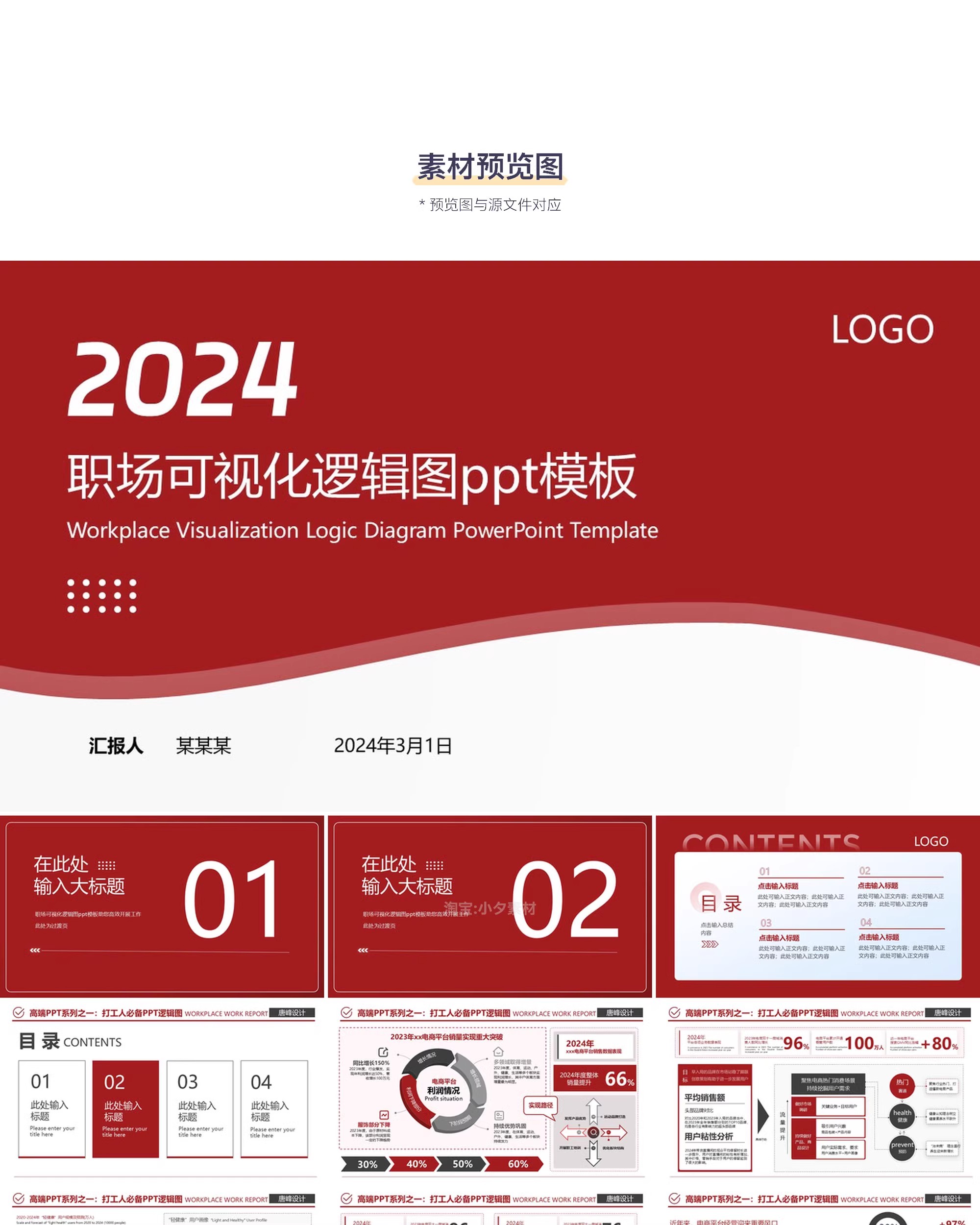 图片[2]-信息可视化工作总结述职汇报财务数据分析图表多配色PPT模板素材-大怪兽分享