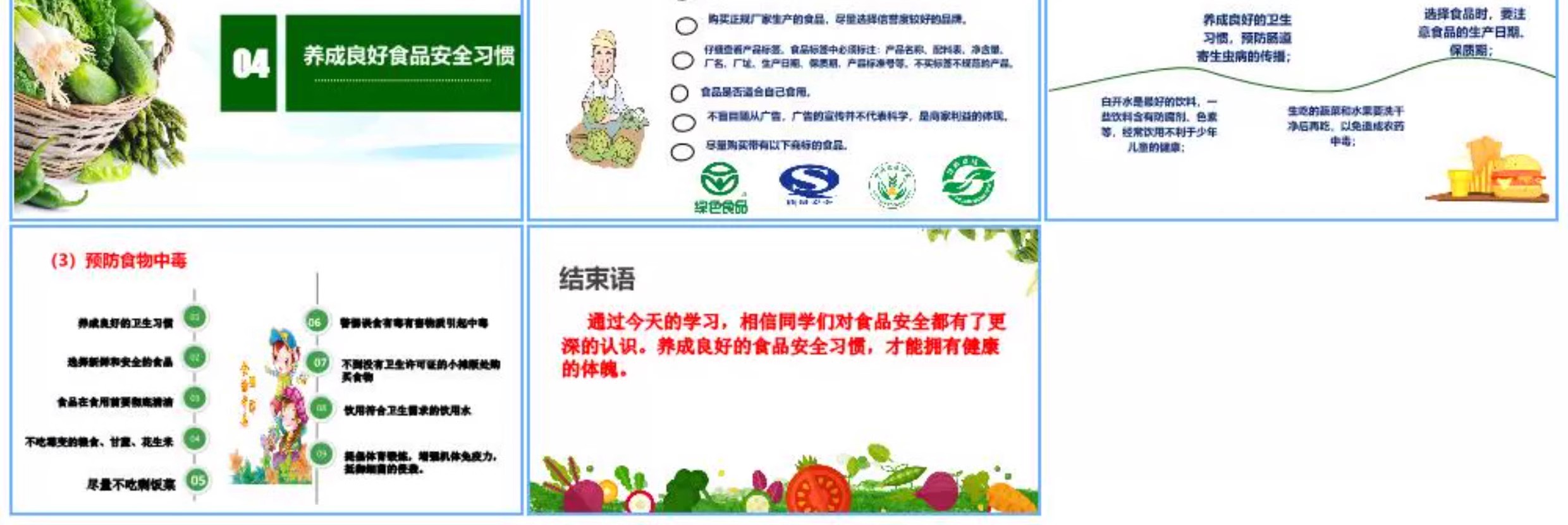图片[3]-食品安全ppt模板幼儿园家长进课堂培训中小学教育班会课件预防健-大怪兽分享