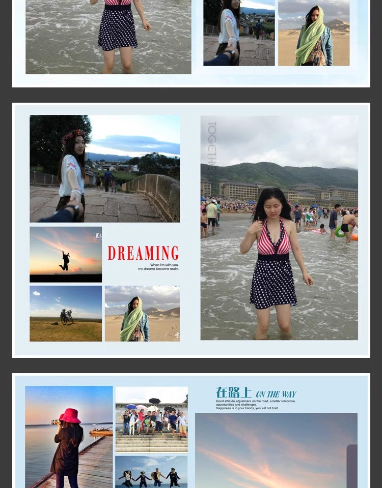 图片[2]-影楼相册PSD海报模板时尚旅行旅游写真促销宣传美工广告设计素材-大怪兽分享