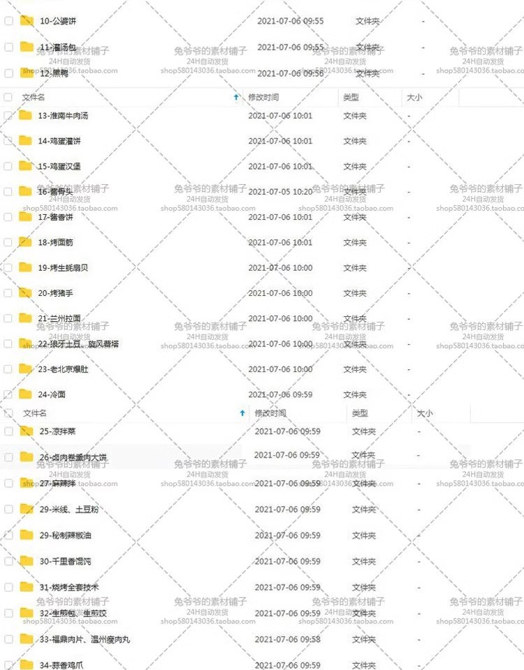 图片[3]-小吃街大全60种小吃街大全商用教程赠送全国各地特色小吃技术配方-大怪兽分享