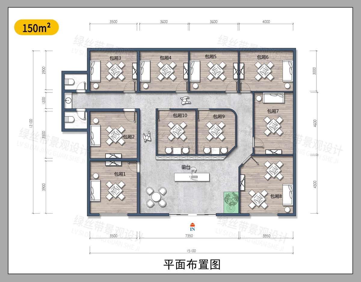 图片[3]-棋牌室CAD平面图布局图布置图麻将桌图块会所共享茶楼茶馆麻将馆-大怪兽分享
