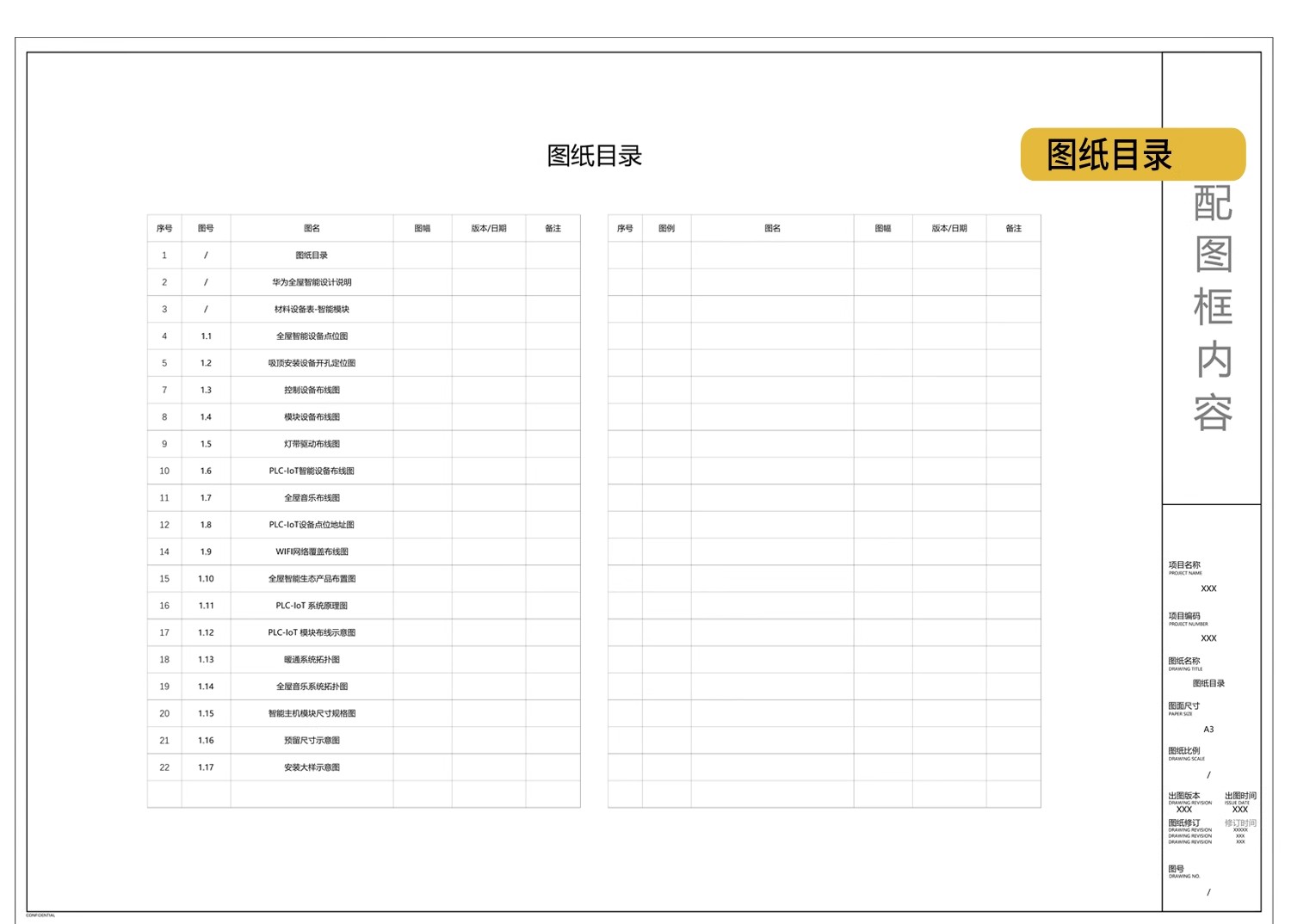 图片[3]-全屋智能 家居方案设计图纸布线图家装改造装修前装模板CAD施工图-大怪兽分享