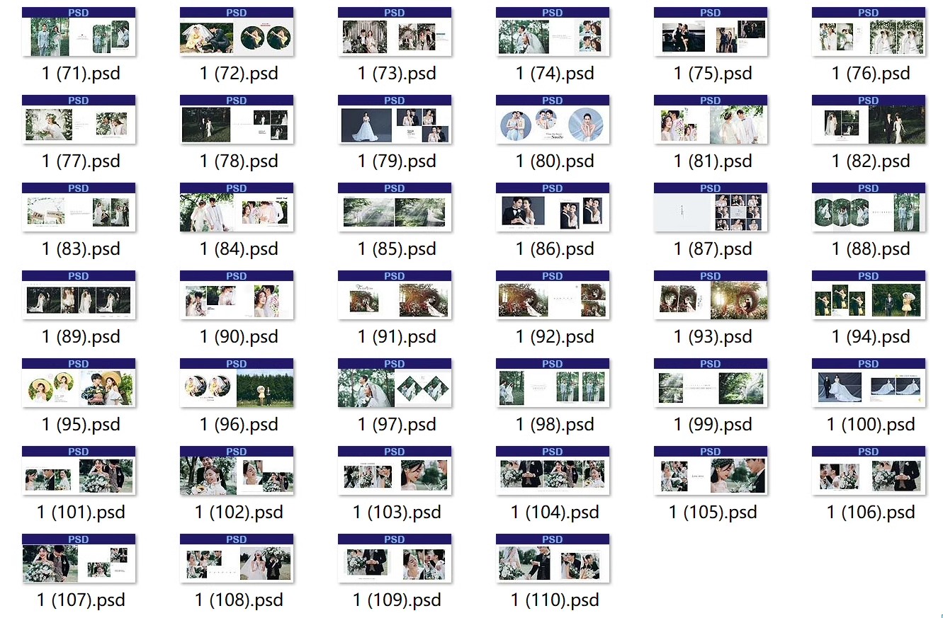 图片[3]-高端摄影楼婚纱写真PSD模板时尚简约n8横版宽屏相册排版设计素材-大怪兽分享