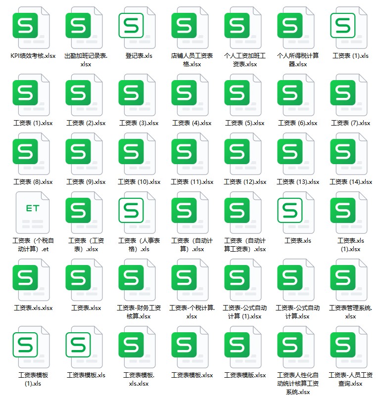 图片[2]-薪酬管理excel表格人员加班工资条系统等级明细可视化单月份职工-大怪兽分享