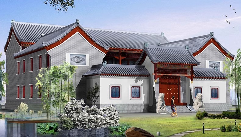 图片[2]-80套，四合院CAD施工图 建筑方案平面布置图纸中式仿古农村自建房素材-大怪兽分享