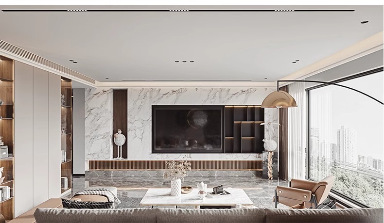 图片[3]-2025轻奢装修设计风格效果图片实景样板房现代软装简约CAD施工图-大怪兽分享