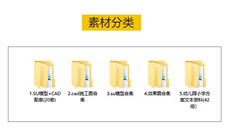 图片[3]-学校幼儿园建筑外观CAD施工图纸平面效果图 小学教学楼设计SU模型-大怪兽分享