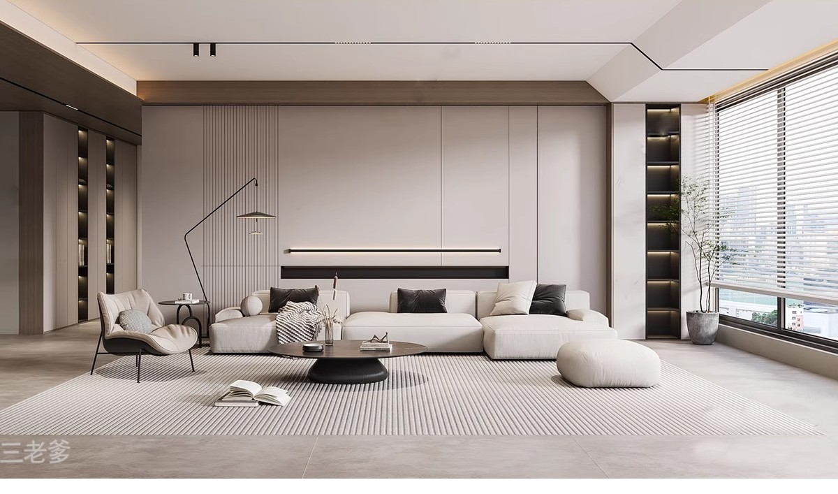 图片[4]-现代简约轻奢风格草图大师模型室内设计家装家具客厅卧室SU素材库-大怪兽分享