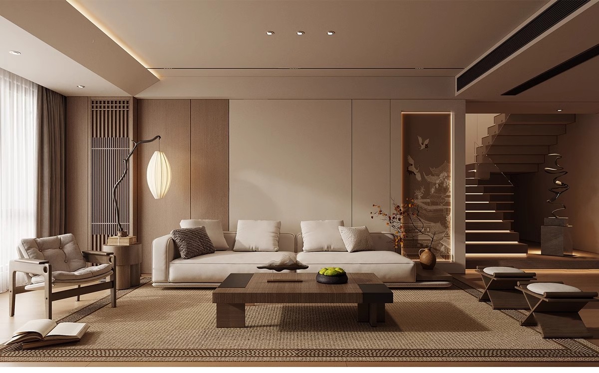 图片[4]-新中式风格SU模型室内家装客厅沙发家具餐桌椅卧室床草图大师素材-大怪兽分享