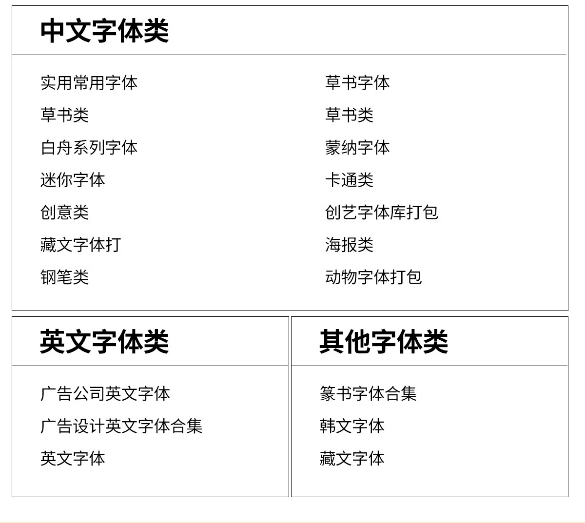 图片[3]-ps中英文字体包 毛笔cdr中文广告设计素材美工mac字体库大全下载-大怪兽分享