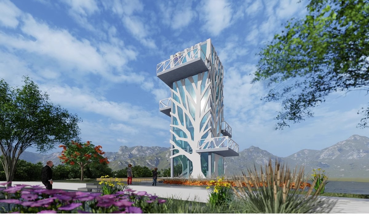 图片[4]-民宿度假村旅游景区公园观鸟瞭望台眺望塔观景平台草图大师SU模型-大怪兽分享