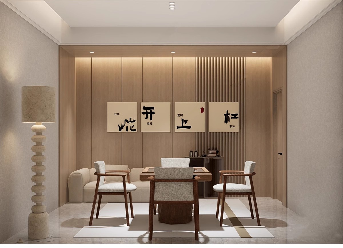 图片[4]-草图大师家装工装棋牌室麻将室围棋包厢包间娱乐室桌椅SU模型素材-大怪兽分享