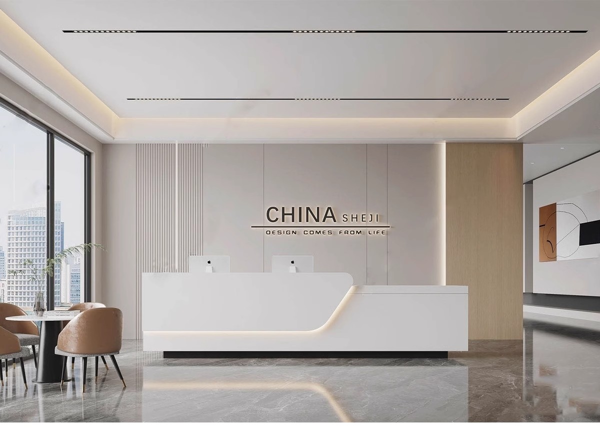 图片[4]-950套，现代新中式室内工装酒店办公室服务前台接待台SU模型草图大师素材-大怪兽分享