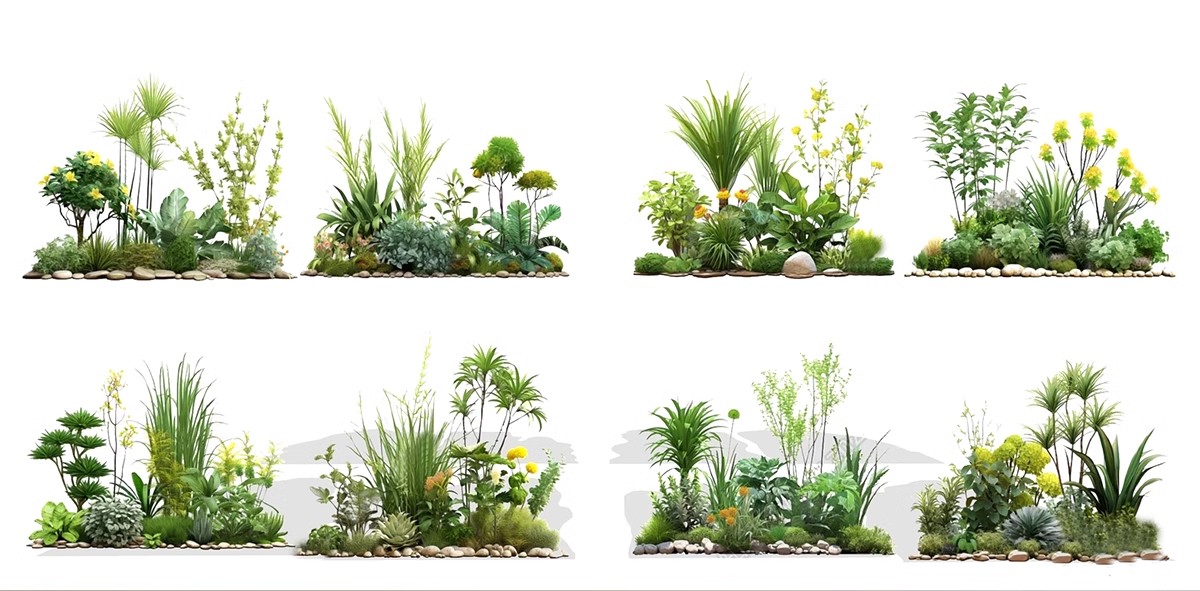 图片[4]-现代园林景观树SU模型植物组团乔木灌木地被花卉sketchup草图大师-大怪兽分享