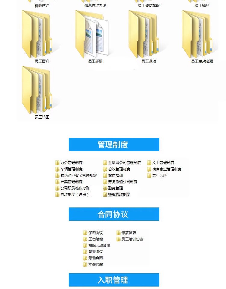 图片[2]-员工管理制度合同协议入职试用薪酬表格调动离职转职方案文档资料-大怪兽分享