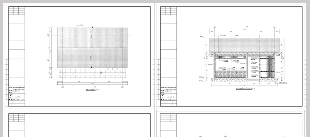 图片[3]-园林景观小 木屋木房子景区生态建筑小品做法详图CAD施工图大样图-大怪兽分享