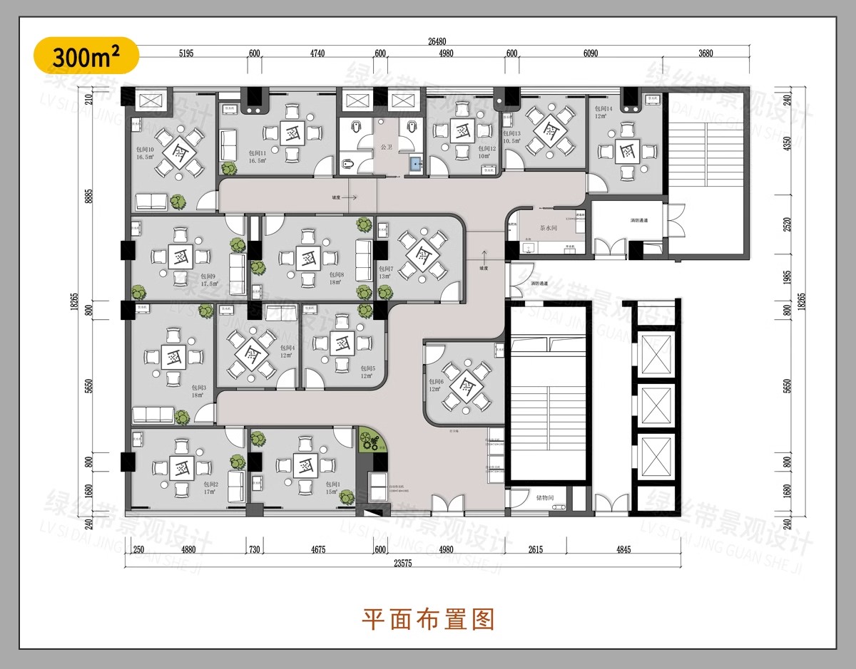 图片[4]-棋牌室CAD平面图布局图布置图麻将桌图块会所共享茶楼茶馆麻将馆-大怪兽分享