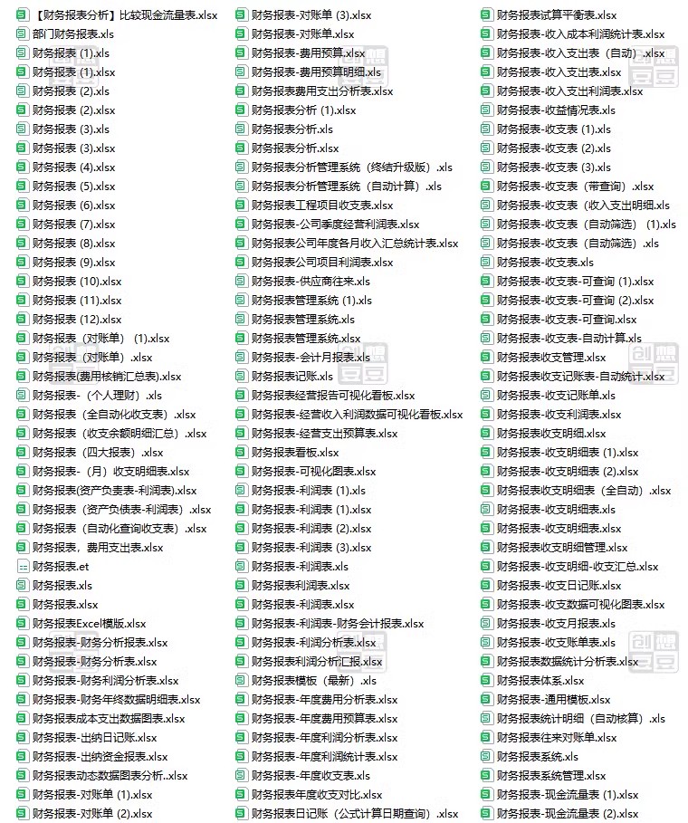 图片[2]-财务报表企业月季年度明细收支公司会计利润出纳记账excel模版格-大怪兽分享