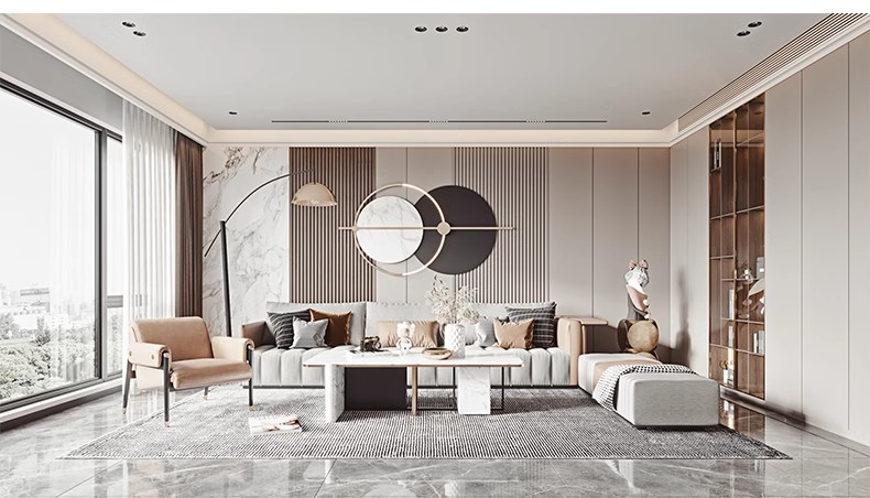 图片[4]-2025轻奢装修设计风格效果图片实景样板房现代软装简约CAD施工图-大怪兽分享