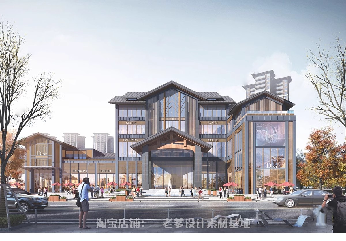 图片[5]-酒店旅馆建筑设计PPT文本SU建筑CAD配套优秀作品参考案例草图大师-大怪兽分享