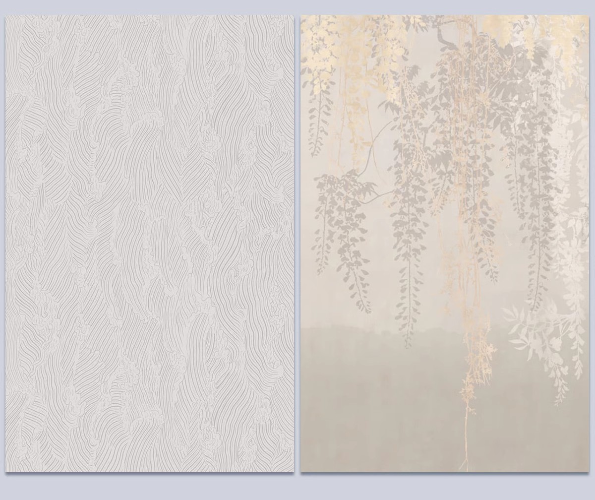 图片[5]-中式新中式壁画山水花鸟建筑背景墙壁纸装饰画高清材质SU贴图素材-大怪兽分享