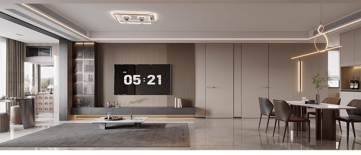 图片[4]-1300张，意式装修设计效果图 极简轻奢风格家装房屋房子客厅卧室室内图库-大怪兽分享