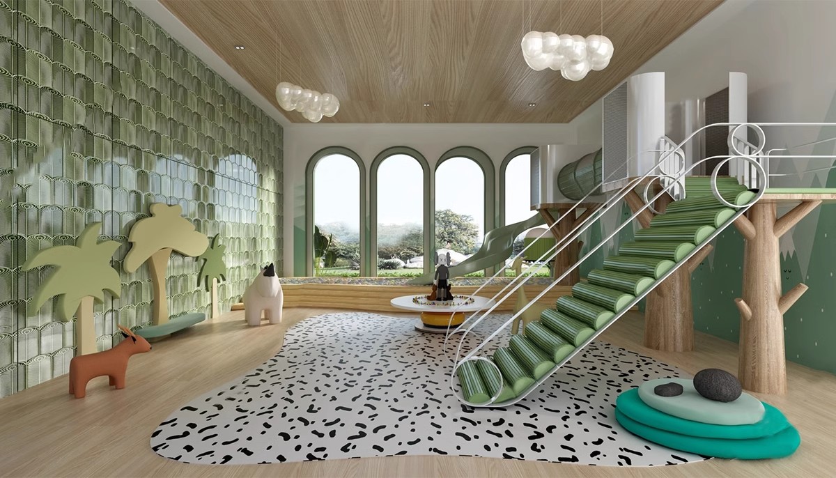 图片[3]-儿童乐园早教中心教室幼儿园3d模型室内CAD施工图3dmax效果平面SU-大怪兽分享