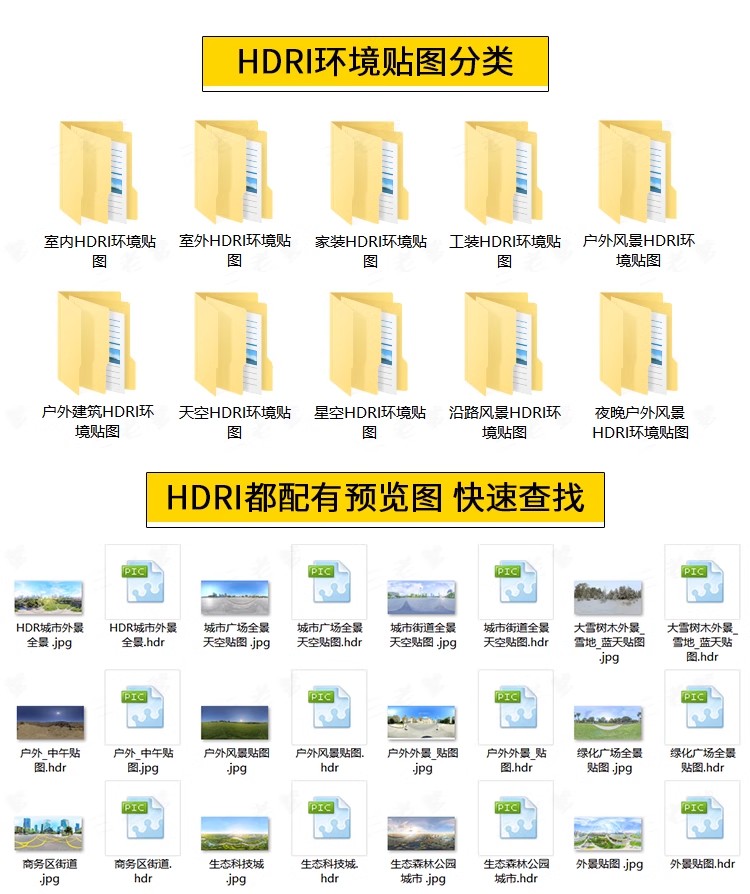 图片[3]-HDRI环境光贴图库天空HDR格式合集3Dmax素材su高清无水印外景全景-大怪兽分享