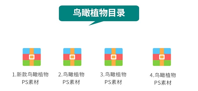 图片[6]-鸟瞰植物PSD分层素材合集景观园林建筑设计后期效果图树木ps花草-大怪兽分享