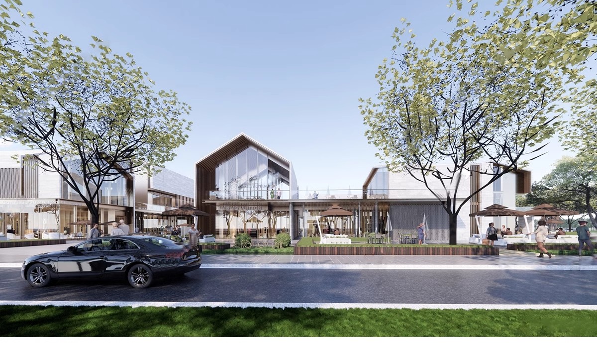 图片[5]-坡屋顶建筑SU模型公建文化展览馆服务中心新中式折线建筑草图大师-大怪兽分享