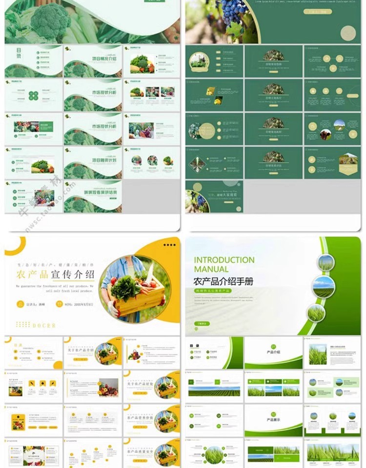 图片[3]-农业农产品PPT模板介绍营销宣传推广水果蔬菜生鲜有机食品绿色-大怪兽分享