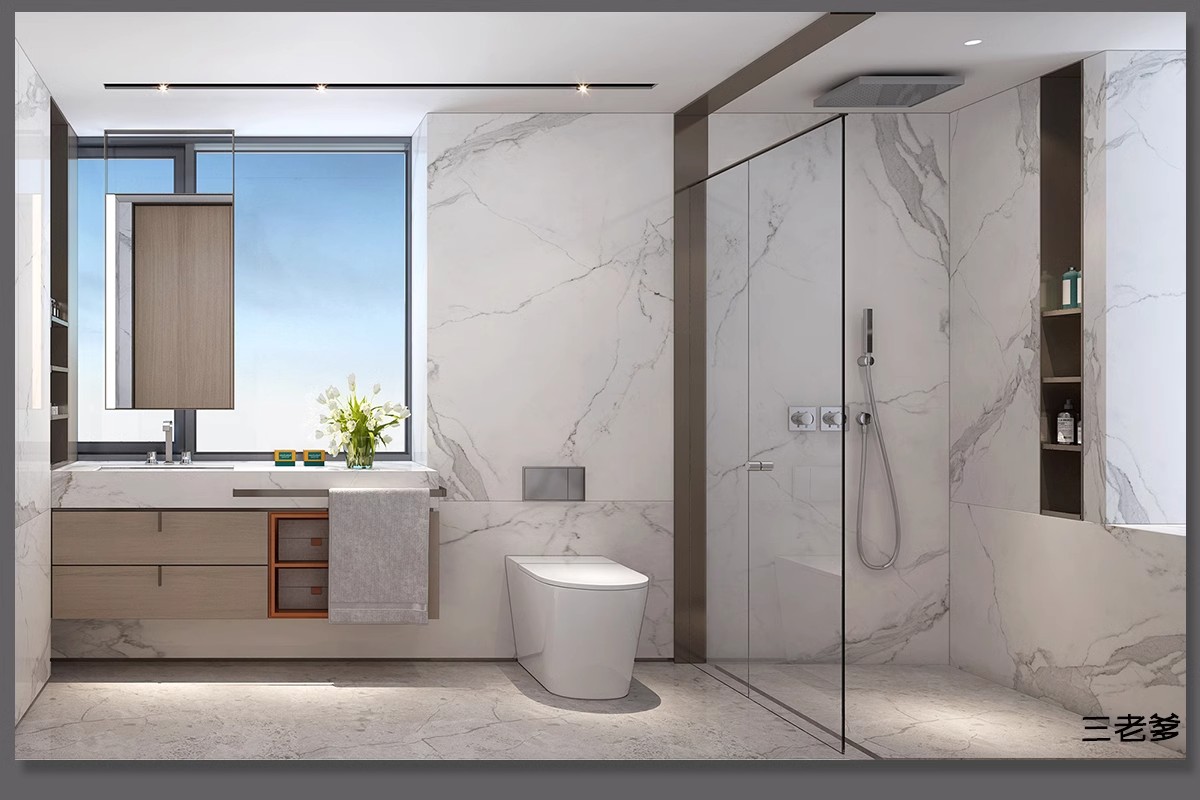 图片[6]-小户型装修设计二居室一居室全屋实景效果图现代北欧室内cad图纸-大怪兽分享