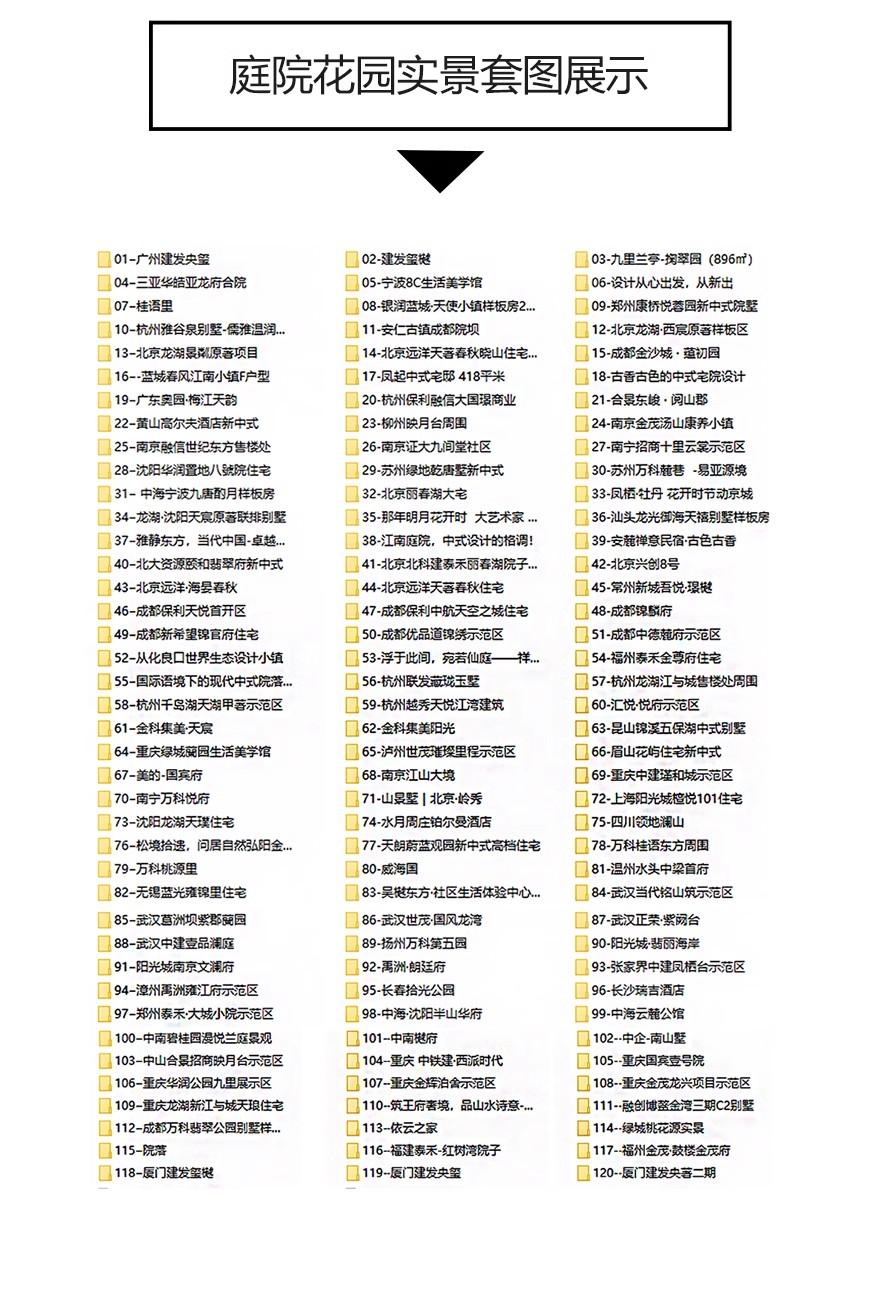图片[3]-别墅庭院景观装修设计效果图片花园露台乡村户外院子CAD施工图纸-大怪兽分享