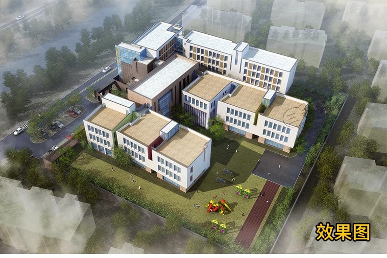 图片[5]-学校幼儿园建筑外观CAD施工图纸平面效果图 小学教学楼设计SU模型-大怪兽分享