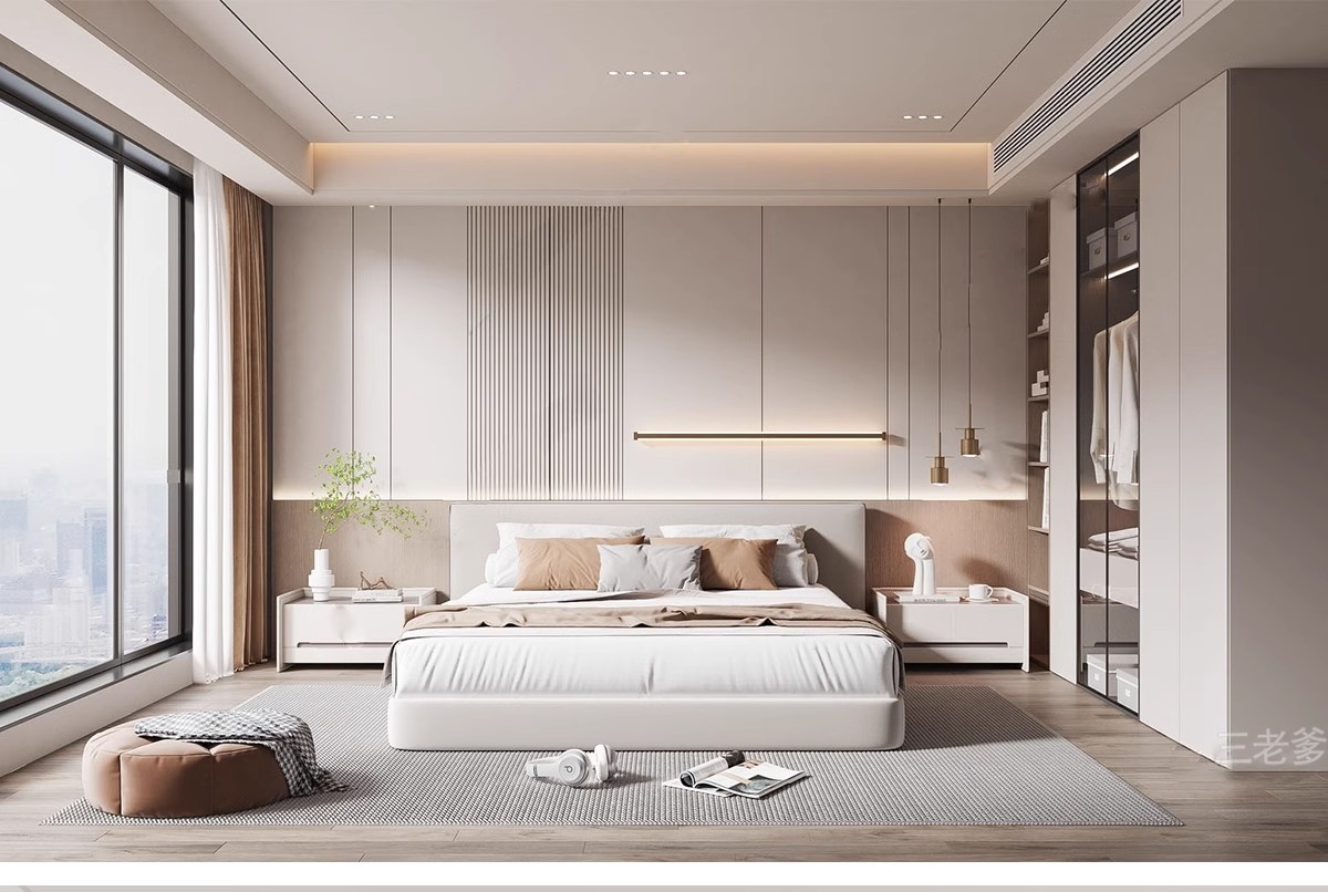 图片[6]-现代简约轻奢风格草图大师模型室内设计家装家具客厅卧室SU素材库-大怪兽分享