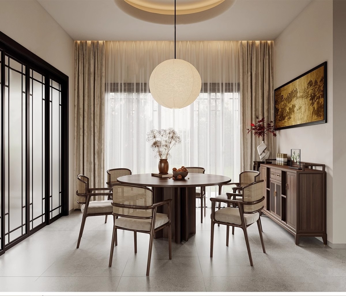 图片[6]-新中式风格SU模型室内家装客厅沙发家具餐桌椅卧室床草图大师素材-大怪兽分享